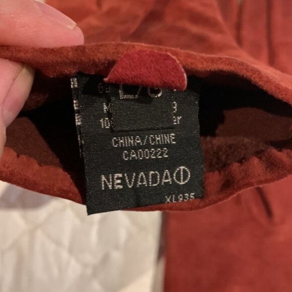 Rust coloured Leather Nevada Gloves Size Large - Picture 3 of 4